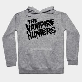 The Vampire Hunters Ink Black No Background Horror Hoodie